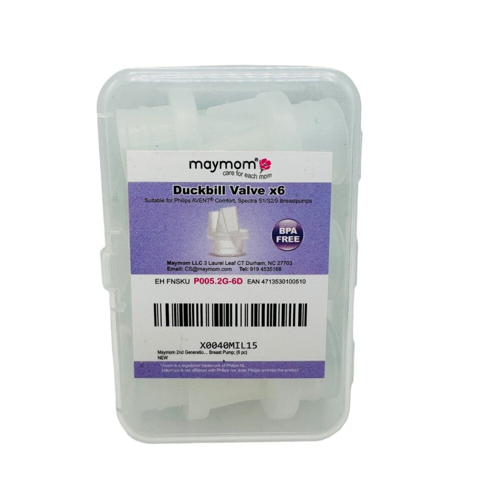 Maymom Duckbill Valve Set x6 Philips AVENT Comfort, Spectra S1/S2/9